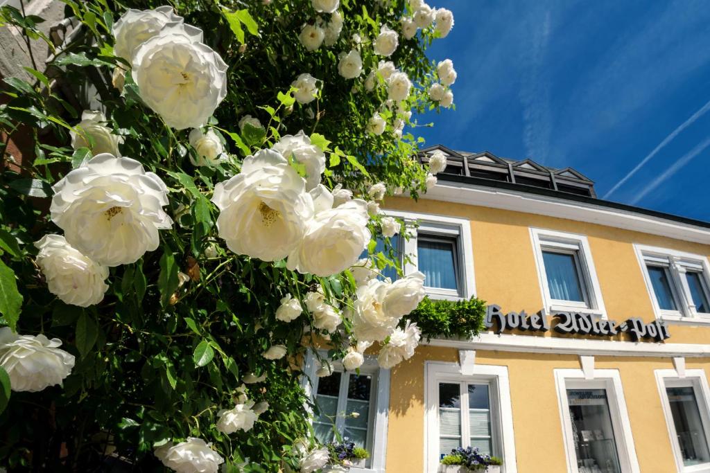 Adler-Post in Schwetzingen in Duitsland als tussenstop op weg weg naar Oostenrijk