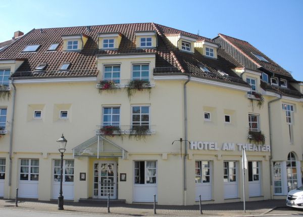 Hotel Am Theater in Schwetzingen in Duitsland als tussenstop op weg weg naar Oostenrijk